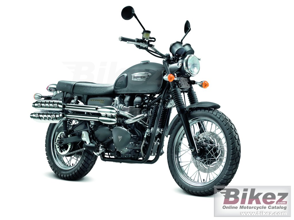 Big Triumph scrambler picture and wallpaper from Bikez.com